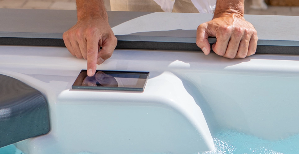 Wifi touch panel spa